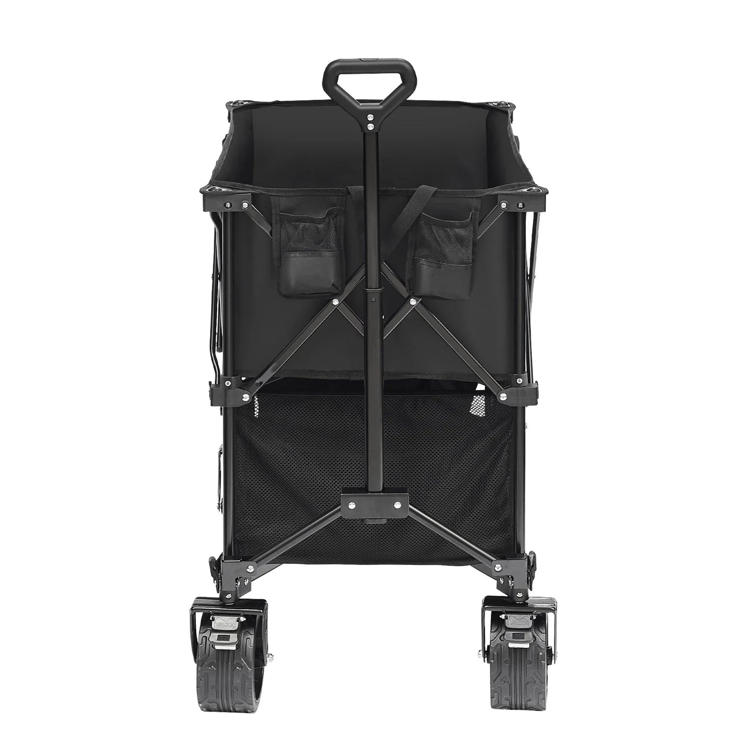 VEVOR All-Terrain Heavy-Duty Folding Wagon – 400L Collapsible Cart with 450 lbs Capacity
