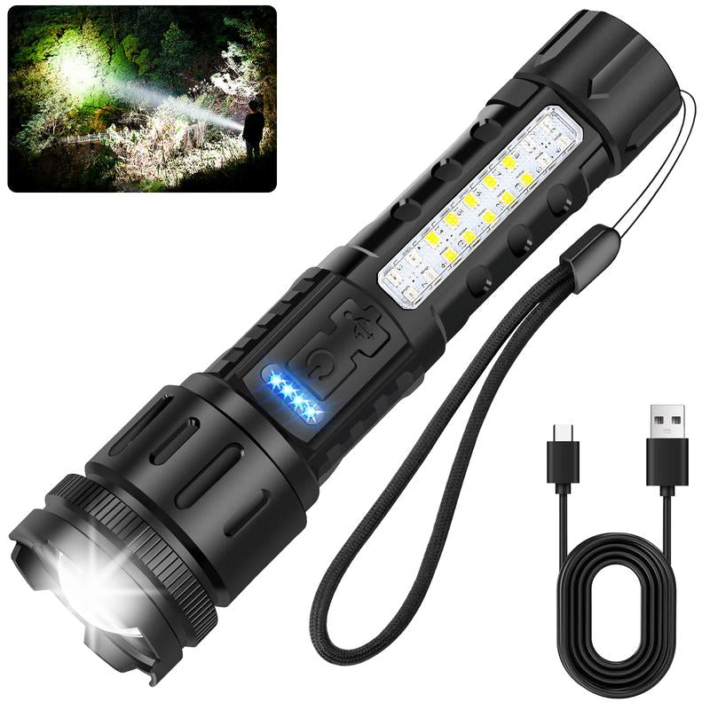 LumeForce™ X7 – Ultra-Bright Rechargeable LED Flashlight with 7 Modes & Waterproof Design