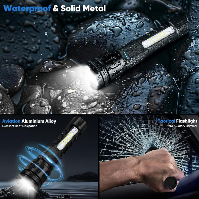 LumeForce™ X7 – Ultra-Bright Rechargeable LED Flashlight with 7 Modes & Waterproof Design