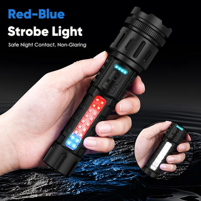 LumeForce™ X7 – Ultra-Bright Rechargeable LED Flashlight with 7 Modes & Waterproof Design