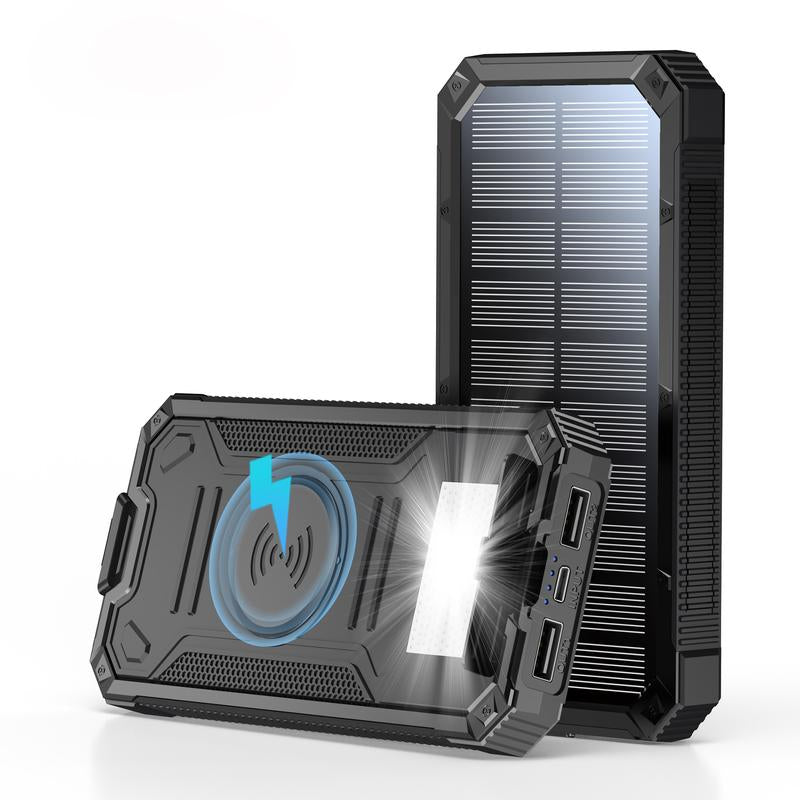 SolarCharge 20K Pro – 20,000mAh Portable Wireless Power Bank