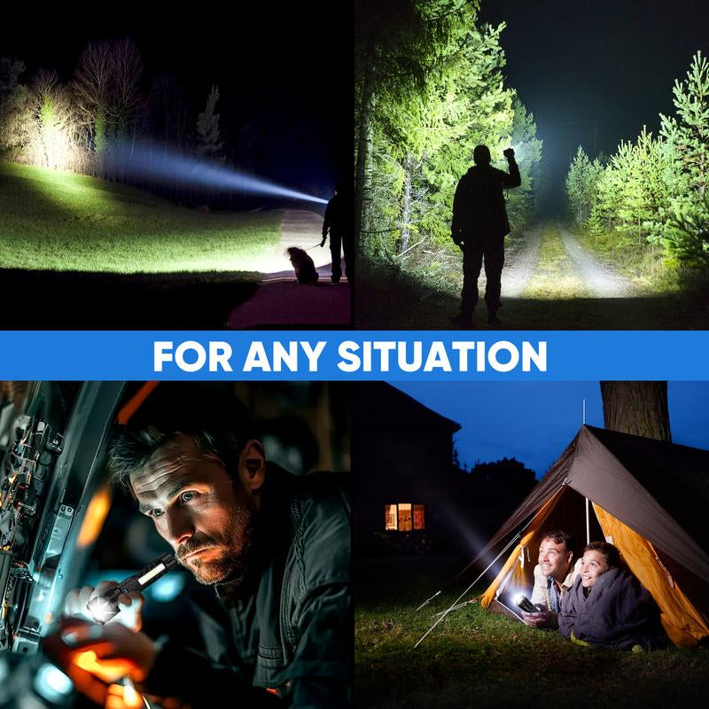 LumeForce™ X7 – Ultra-Bright Rechargeable LED Flashlight with 7 Modes & Waterproof Design