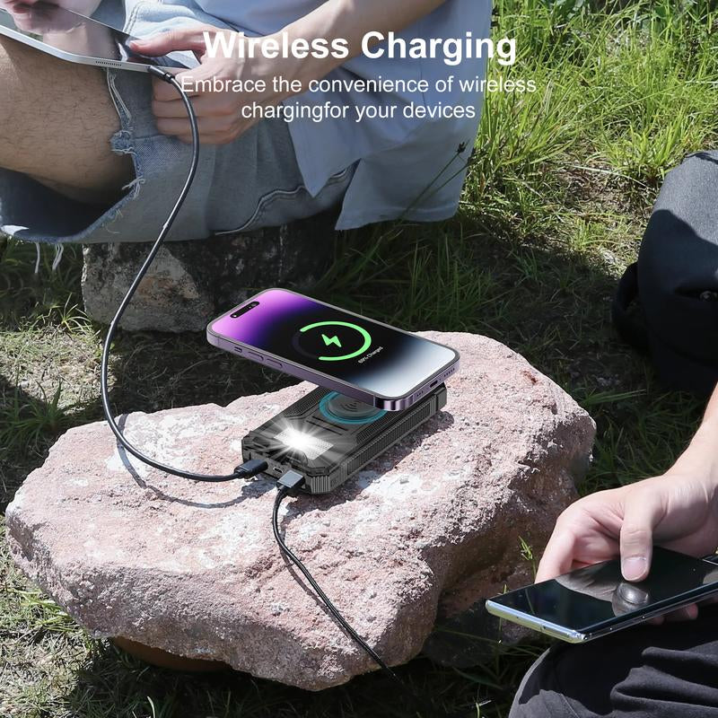 SolarCharge 20K Pro – 20,000mAh Portable Wireless Power Bank